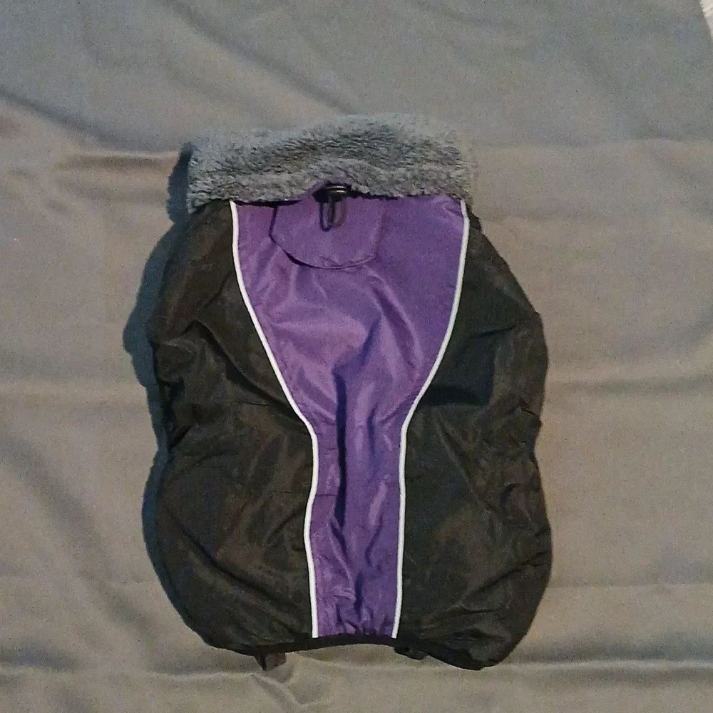 Extra Warm Dog Coat Reflective Adjustable Dog Winter Coat with Buckle Sz M NWOT